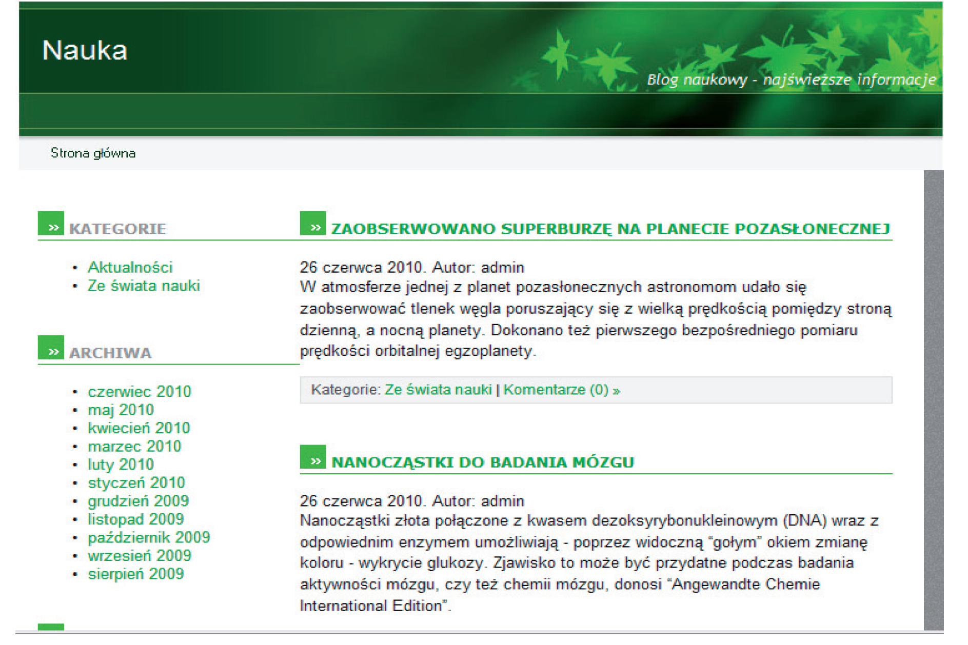 Sposoby komunikowania się instytucji naukowej z otoczeniem Poniżej