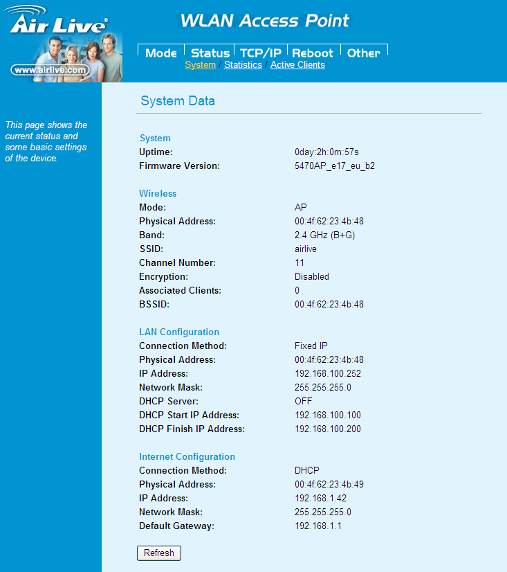 100 Instrukcja Obsługi WL-5460AP AirLive Niezależny Portal Techniczny www.siecioowo.