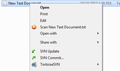 TortoiseSVN Aby synchronizować repozytorium z lokalną wersją należy użyć 1 z 2 komend: SVN Update której zadaniem jest