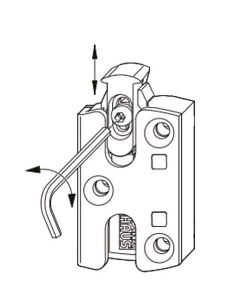 4.2. Regulacja okuć Okna i drzwi balkonowe Regulacja okucia za pomocą prostych czynności pozwala na korektę parametrów funkcjonowania okucia. Dzięki temu możemy regulować siłę docisku skrzydła.
