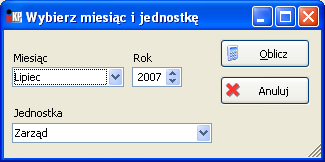 Wynagrodzenia Przeliczanie czasu pracy Na podstawie harmonogramu czasu pracy oraz absencji obliczany jest czas pracy.