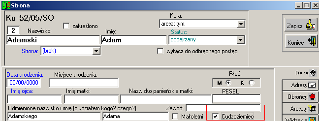 117 Uwzględnienie wniosku konfiguruje się za pomocą opcji Konfiguracja Statystyka typ MS-S5 Dział 1.1l), 6 i 8 kolumna uwzględniono (rys. 10.43).