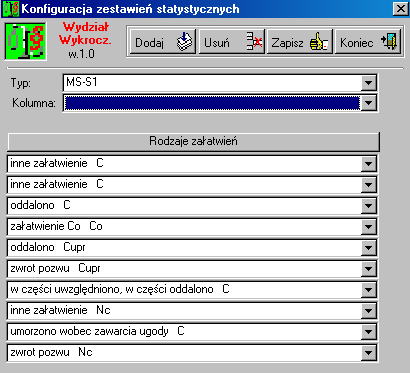 144 Rys. 11.21 nowy rodzaj kwalifikacji 11.11 Statystyka Do prawidłowego funkcjonowania sprawozdań należy ustawić ich parametry w menu Konfiguracja -> Statystyka.