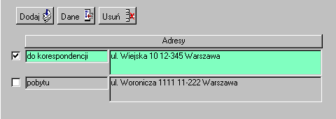 29 przełącznik wyłączenia do odrębnego postępowania zakładki dla danej strony zapisanie wprowadzonych danych Klawisz filtrowania osób Pole wybranej zakładki Rys 3.