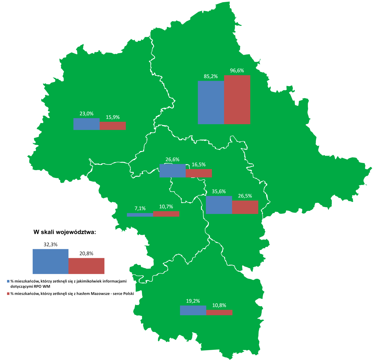 ----------------------------------------------- Wykres 55. Wspomagana znajomość hasła Mazowsze- serce Polski Czy zetknął/ła się Pan/i z hasłem: Mazowsze serce Polski?