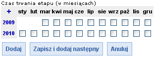 można usunąd etap. Zmiana kolejności etapów odbywa się przy użyciu lewego przycisku myszki metodą złap, przeciągnij i upuśd.