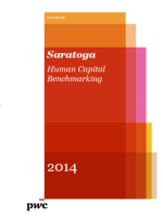 Saratoga HC Benchmarking narzędzie pomiaru HR SARATOGA jest badaniem pozwalającym na pomiar efektywności procesów wewnątrz organizacji w ujęciu ilościowym w odniesieniu do najlepszych praktyk