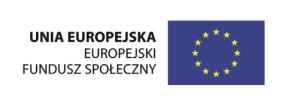 współfinansowane ze środków Unii Europejskiej w ramach Europejskiego Funduszu Społecznego