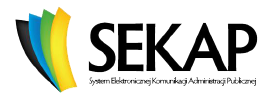 SEKAP 2 Zakres Systemu Elektronicznej Komunikacji Administracji Publicznej 2 w Województwie Śląskim Rozbudowa katalogu usług publicznych udostępnianych przez Platformę e-usług Publicznych (PeUP) oraz