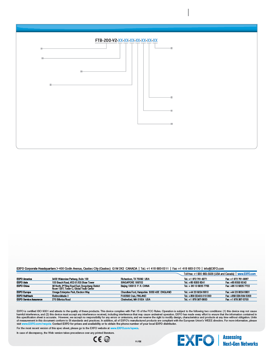 INFORMACJE O ZAMÓWIENIU Model FTB-200-v2 = Kompaktowa platforma modułowa Wyświetlacz S1 = Aktywny wyświetlacz TFT S2 = Wyświetlacz przystosowany do trudnych warunków zewnętrznych Opcje sprzętowe