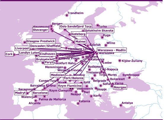 mat. prasowe RYANAIR Te tanie linie lotnicze powstały w Irlandii w 1986 roku, a ich założycielem jest Tony Ryan. W Polsce pierwszy lot tych lini wystartował w 2005 roku z lotniska we Wrocławiu.