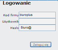 pl, po czym należy uzupełnić pola, odpowiednio: Przed zalogowaniem istnieje możliwość wybrania wersji językowej: polskiej lub angielskiej.