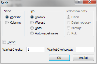 36 MS Excel Autowypełnianie Wprowadzanie nazw miesięcy, dni tygodnia, wielokrotności liczby 2 lub 3 lub innych
