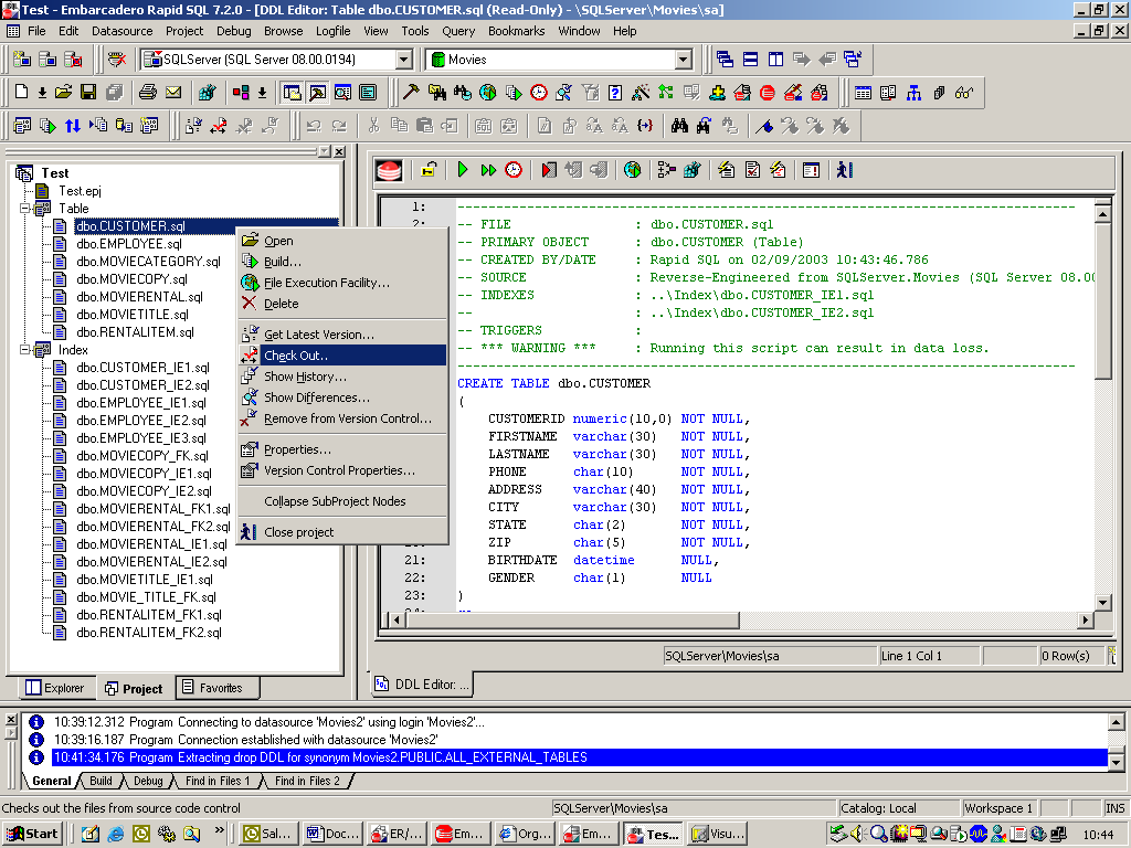 Zarządzanie bazami Oracle za pomocą produktów Embarcadero 157 Rapid SQL, dzięki wykorzystaniu graficznego interfejsu użytkownika ze wszystkimi dodatkowymi udogodnieniami, znacznie ułatwia tworzenie