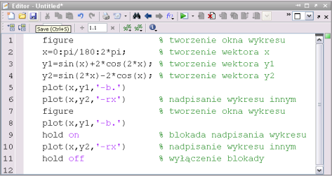 90 Wprowadzenie do modelowania systemów biologicznych Wykorzystanie możliwości generacji raportów.