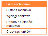 Główne moduły systemu dostępne są na poziomym pasku: Prezentacja systemu DZ Internet 15.11.