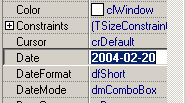 Data i czas Aplikacja obliczająca ile dni dzieli datę od daty zadeklarowanej type TForm1 = class(tform) Label1: TLabel; DateTimePicker1: TDateTimePicker; procedure