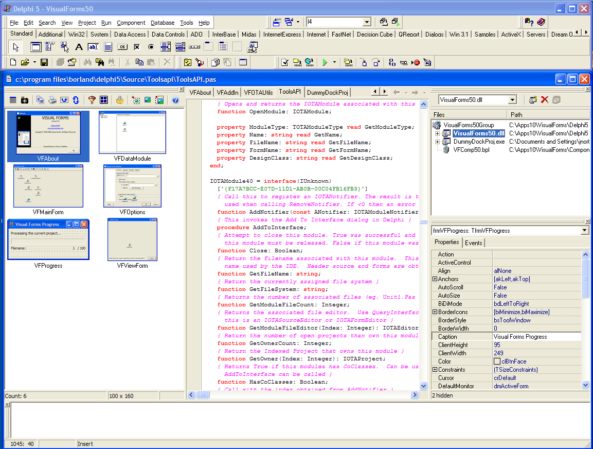 Delphi 5 W Delphi 5 kontynuowano rozpoczęte w Delphi 4 zabiegi upraszczające korzystanie z IDE i z debuggera.