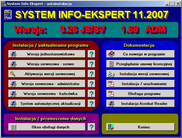 Rys. 2-6 Dokładne wyjaśnienie sposobu funkcjonowania tego okna znajduje się w pliku pomocy, który wywołuje się poprzez naciśnięcie klawisza <F1>, jak również w rozdziale 2.3.2 (Okno obsługi danych).