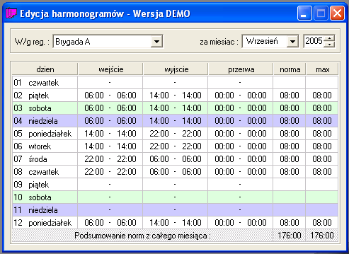 4.Rejestracja Czasu Pracy 3.