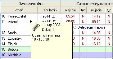 5.Praca z programem bibi Jeśli notatkę chcemy ponownie "rozwinąć",należy ustawić się na rysunku spinacza i dwukrotnie kliknąć myszą.