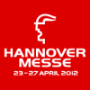 Giełda na targach przemysłowych Hannover Messe, kwiecień 2012 r., Hanower, Niemcy.