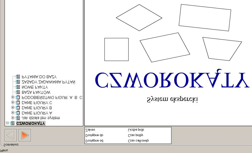 Zeszyt ABC.IT nr 2/2006(6) 4 System ekspertowy Czworokąty Ten przykładowy mini system ekspertowy, zrealizowany w języku LISP, został opracowany wiele lat temu w IMM i opisany w pracy [3].