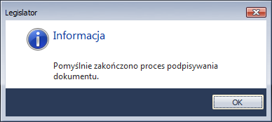 Po wskazaniu certyfikatu i opcjonalnym wypełnieniu pól w sekcji Dane dodatkowe wybieramy przycisk Zastosuj.