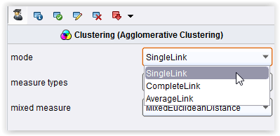 Zadanie: Wypróbuj inne opcje operatora grupowania hierarchicznego, CompleteLink oraz AverageLink.