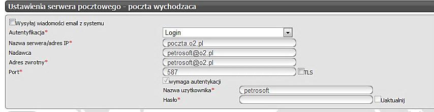 11. Administracja/Ustawienia/Ustawienia Poczty/Poczta wychodząca W ustawieniach