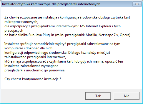 Weryfikacja poprawności instalacji czytnika Kart W celu weryfikacji poprawności instalacji czytnika kart należy sprawdzić czy w Panelu sterowania w module System w zakładce Czytnik Kart