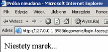 Nawigacja dynamiczna (2/2) 261 faces-config.xml... <navigation-rule> <from-view-id>/login.jsp</from-view-id> <navigation-case> <from-outcome>success</from-outcome> <to-view-id>/ok.