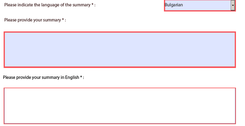 Wypełnianie formularza eform 2/3 Pola oznaczone gwiazdką są