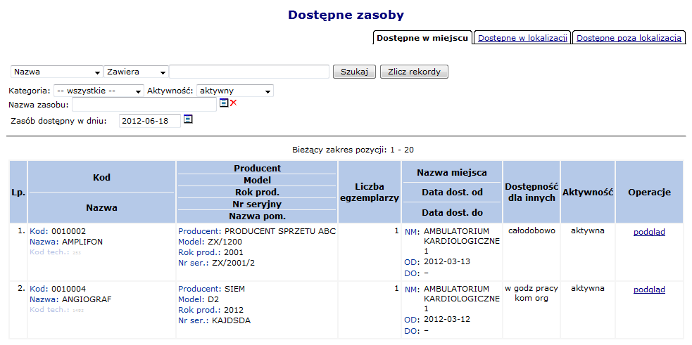 komórki organizacyjnej należy wybrać cechy zależne miejsca. Jeżeli takowych nie ma należy przejść do kolejnego okna klikając Dalej: Rys. 5.