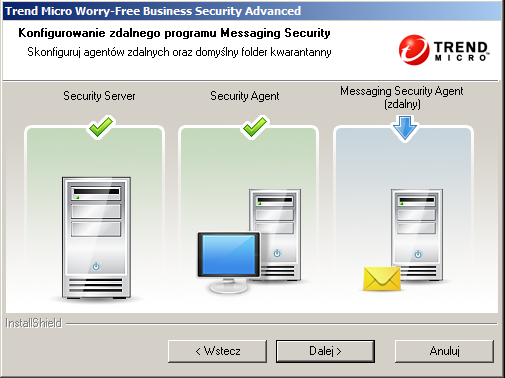 Instalowanie programu Security Server W przypadku instalacji serwera Security Server na komputerze, który nie wykrywa serwerów