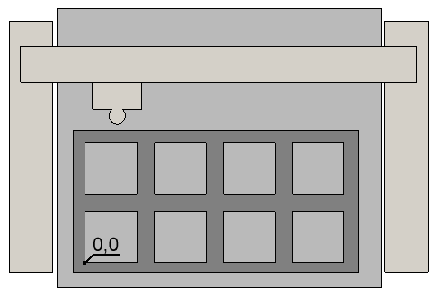 Rozdział 26. Opcja Kreator płytek Rysunek 344 Parametry cięcia (Cutting parameters) W tym miejscu można ustalić parametry cięcia, takie jak jakość, przebicie i długość prowadzeń.