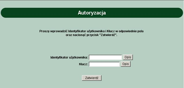 2. Uruchomienie systemu 2.1. Uruchomienie systemu W celu uruchomienia aplikacji należy: Uruchomić przeglądarkę internetową Microsoft Internet Explorer Wpisać lub wybrać z listy adres strony np.