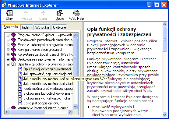 Przeglądarka Microsoft Internet Explorer nawiązując połączenie szyfrowane z serwerem WWW wyświetli poniższy komunikat (przy założeniu, że użytkownik korzysta z domyślnych ustawień zabezpieczeń w w/w