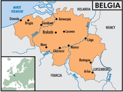 2. BELGIA Koninkrijk België Royaume de Belgique Königreich Belgien Królestwo Belgii Flaga Belgii Herb Belgii Dewiza: (nl.) Eendracht maakt macht (fr.) L'union fait la force (niem.