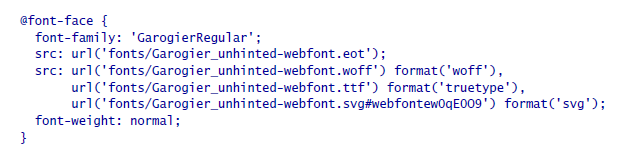 zaimplementowana w IE 5. Jednak implementacja Microsoft używała czionek w formacie nazwanym Embedded Open-Type (EOT), a większość czcionek dzisiaj to format TrueType lub OpenType.