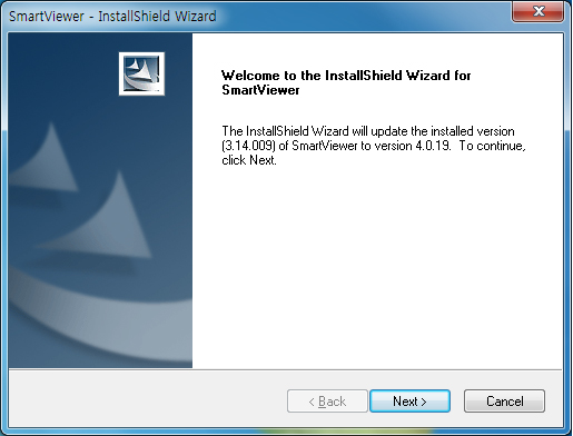 instalacja Instalacja nowszej wersji Jeśli na komputerze jest już zainstalowany program SmartViewer, kliknij program aktualizacyjny, aby zainstalować nową wersję. 1.