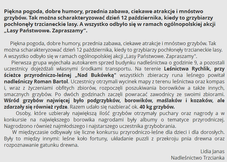 Rysunek 150 Artykuł Strony zawierające pojedyncze artykuły prezentują artykułu, których kategoria odpowiada położeniu strony w strukturze stron. Np.