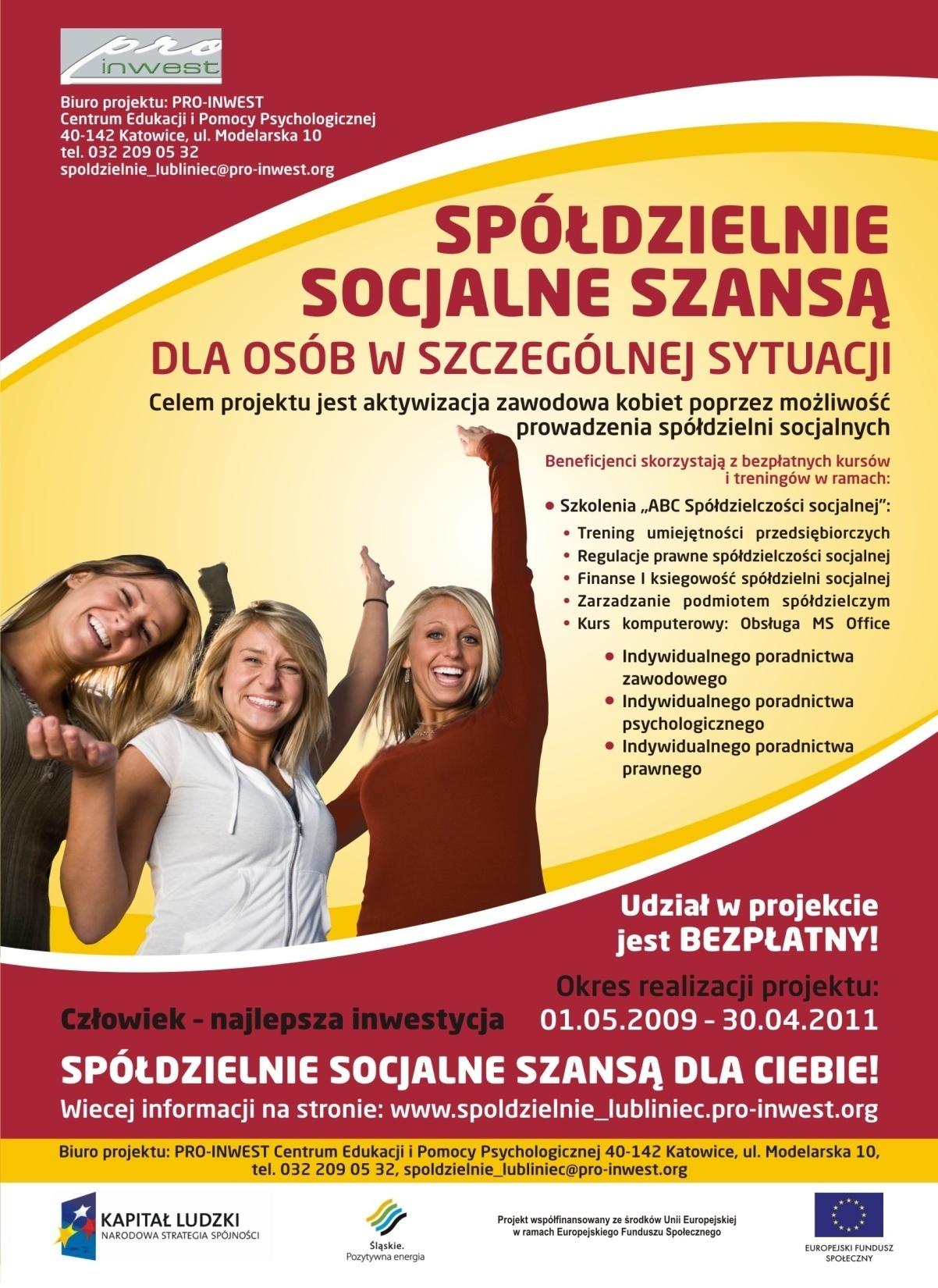 Spółdzielnie socjalne szansą dla osób