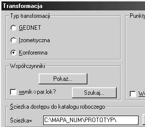 WYKORZYSTANIE SOKMN DLA CELÓW PROGNOZOWANIA DEFORMACJI Przeprowadzenie topologicznego czyszczenia rysunku. Odczyt i zapis plików tekstowych w wielu różnych formatach m.in.