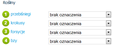 6. Typ opadu atmosferycznego w tym miejscu należy wybrać typ zaobserwowanego opadu atmosferycznego, wybierając wartość z rozsuwanej listy.