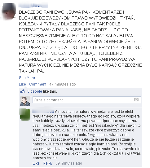 Metoda na dyskutanta Możesz próbować rozmawiać z hejterem. Może istnieje przyczyna jego reakcji? Może jesteś w stanie zmienić jego nastawienie?