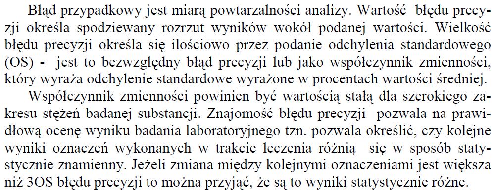 Błędy analityczne 1.