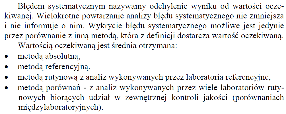 Błędy analityczne 2.