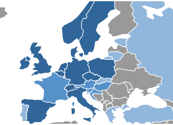 Stała emisja w technologii DAB+ w Europie BELGIA, CZECHY, DANIA, HISZPANIA, HOLANDIA, IRLANDIA, MALTA, MONAKO, NIEMCY, NORWEGIA, POLSKA SZWAJCARIA, SZWECJA, WIELKA BRYTANIA,