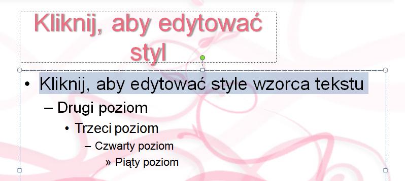 Zauważ, że wcześniej używane kolory trafiają na specjalną listę ostatnio używanych kolorów. Z listy tej można korzystad, wybierając kolory innych następnych obiektów.